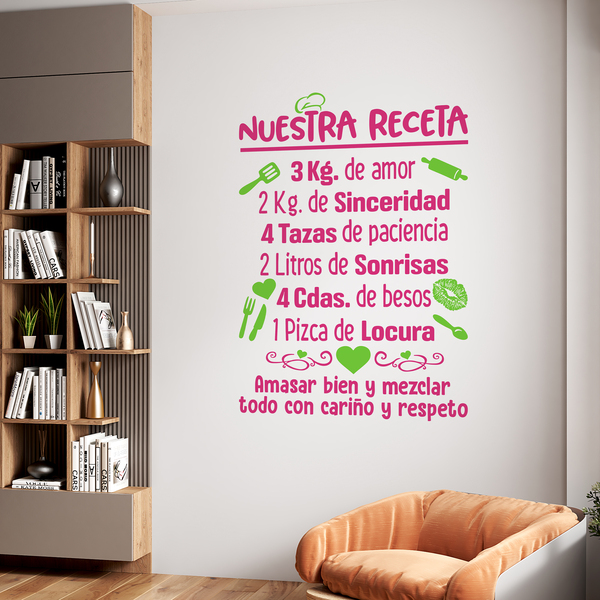 Stickers muraux: Notre Recette Multi