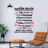 Stickers muraux: Notre Recette Multi 3