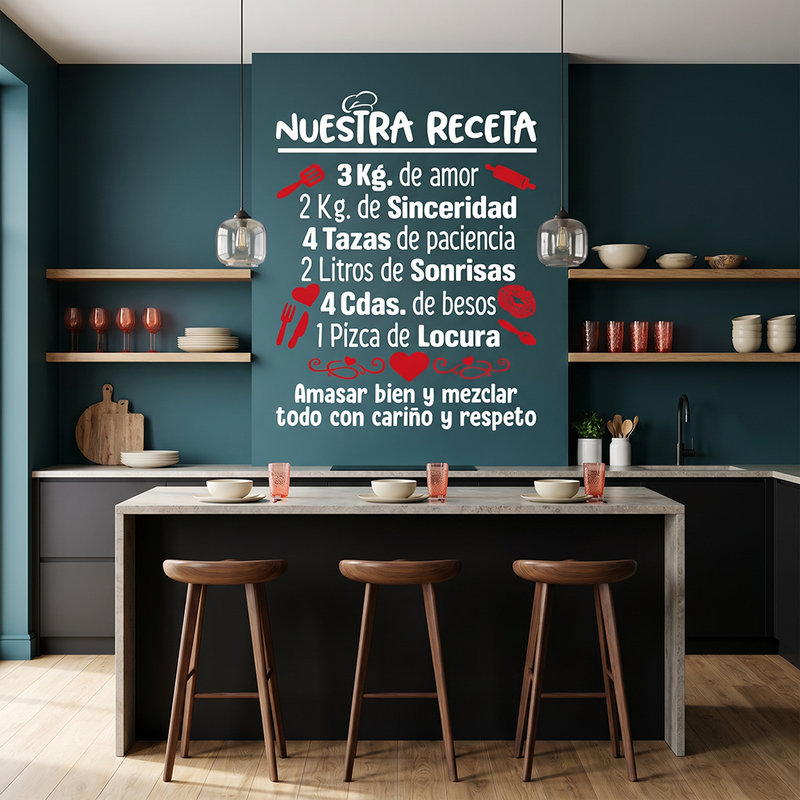 Stickers muraux: Notre Recette Multi