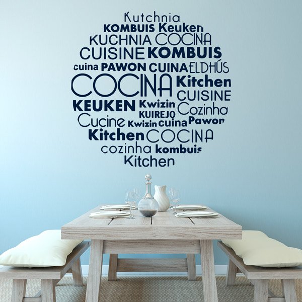 Stickers muraux: Langues de Cuisine en Espagnol