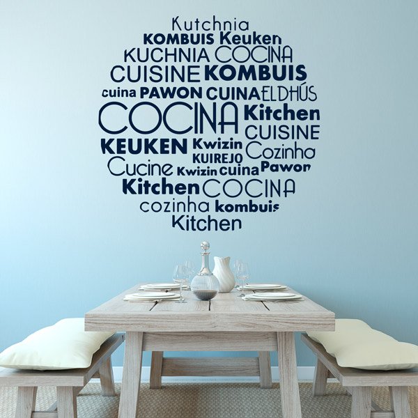 Stickers muraux: Langues de Cuisine en Espagnol