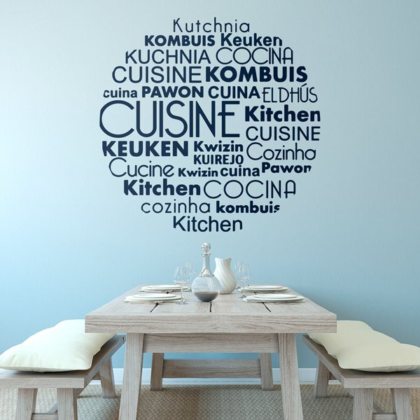 Stickers muraux: Langues de cuisine