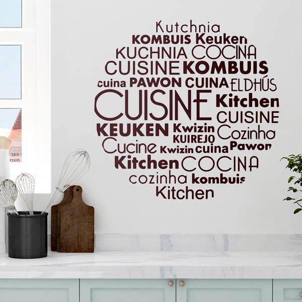 Stickers muraux: Langues de cuisine