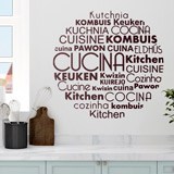 Stickers muraux: Langues de cuisine italienne 3