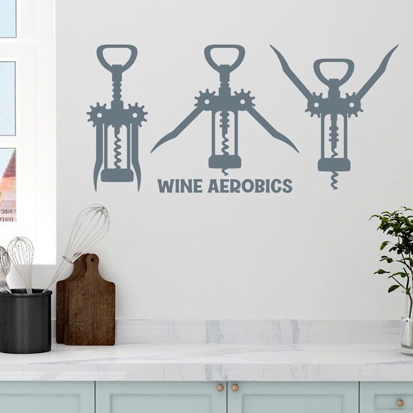 Stickers muraux: Wine Aerobics