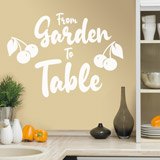 Stickers muraux: From garden to table 2