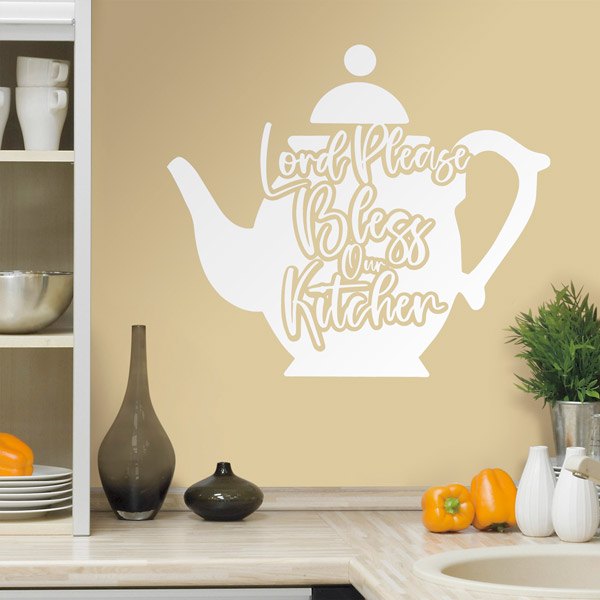 Stickers muraux: Lord please bless our kitchen