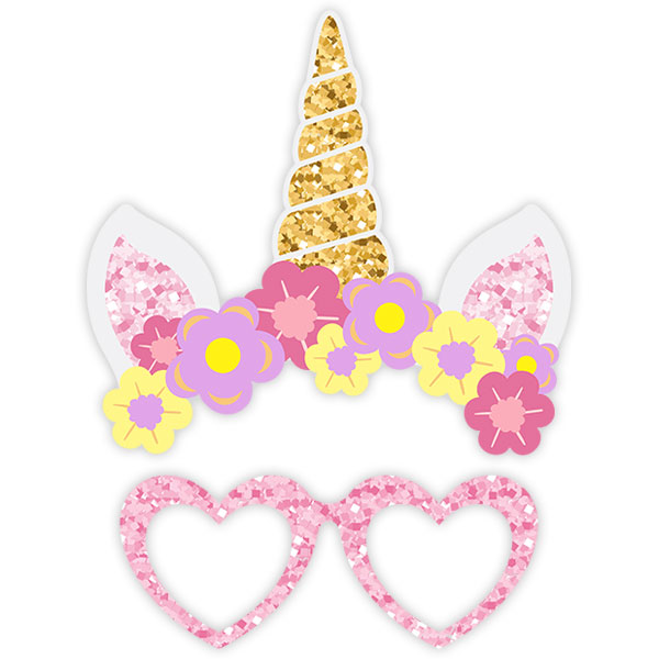 Stickers muraux: Bandeau licorne