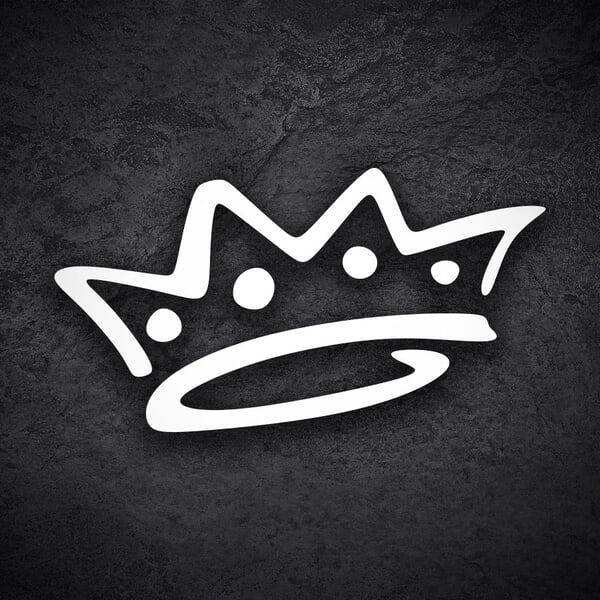 Autocollants: Doodle Graffiti Couronne