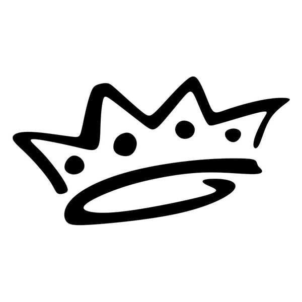 Autocollants: Doodle Graffiti Couronne
