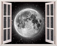 Stickers muraux: Pleine lune 5