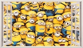 Stickers muraux: Des milliers de Minions 5