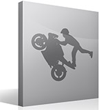 Stickers muraux: Acrobaties à la moto 2