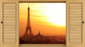 Stickers muraux: Tour Eiffel à l 4