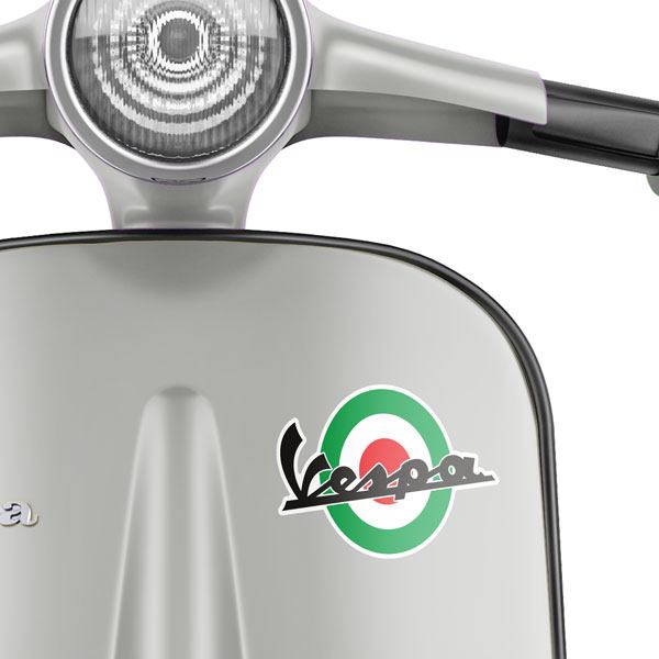 Autocollants: Vespa C&iacute;rculo Verde