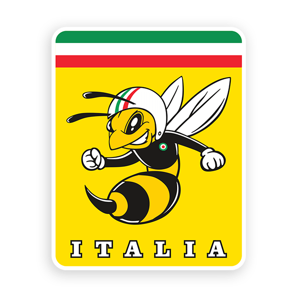 Autocollants: Abeille Vespa
