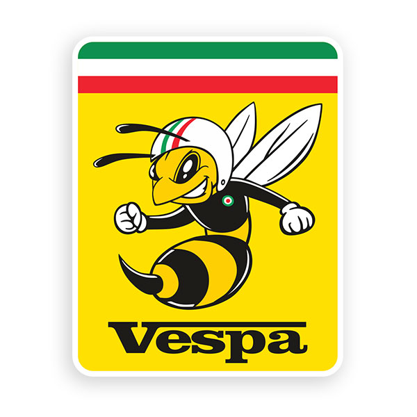 Autocollants: Abeille Italienne Vespa