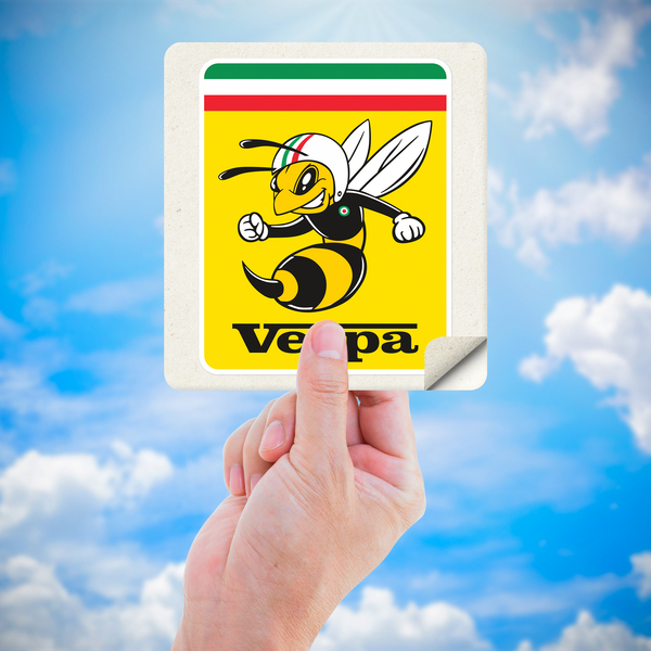 Autocollants: Abeille Italienne Vespa