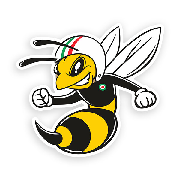 Autocollants: Abeille Vespa Piaggio