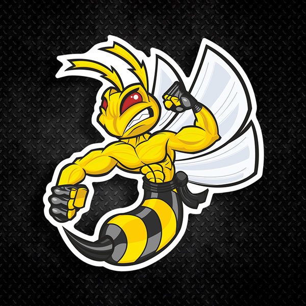 Autocollants: Super abeille