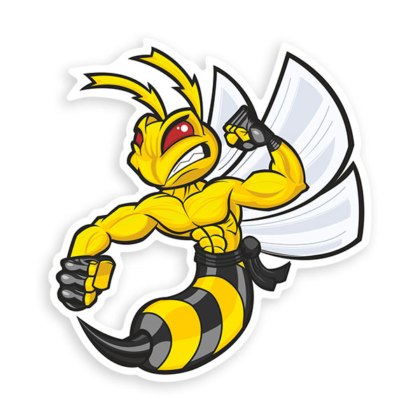 Autocollants: Super abeille