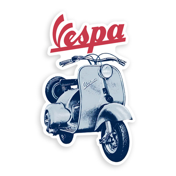 Autocollants: Vespa Vintage