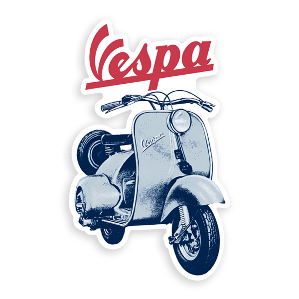 Autocollants: Vespa Vintage