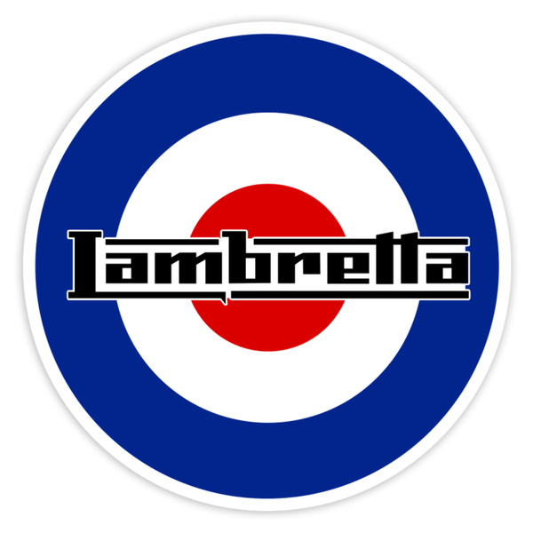 Autocollants: Lambretta sur Rondelle RAF Mod
