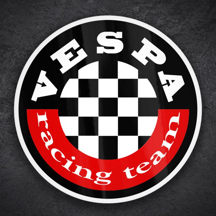 Autocollants: Vespa Racing Team