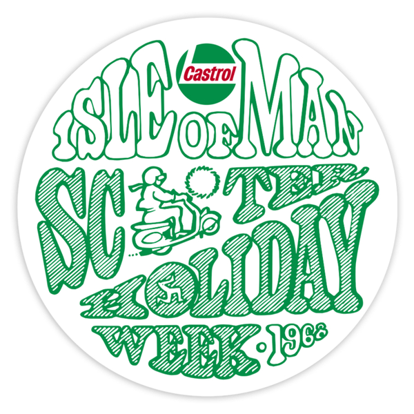 Autocollants: &Icirc;le de Man Scooter 1966