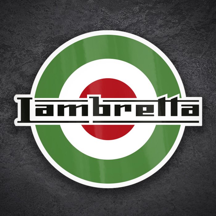 Autocollants: Emblème Mod Italien Lambretta