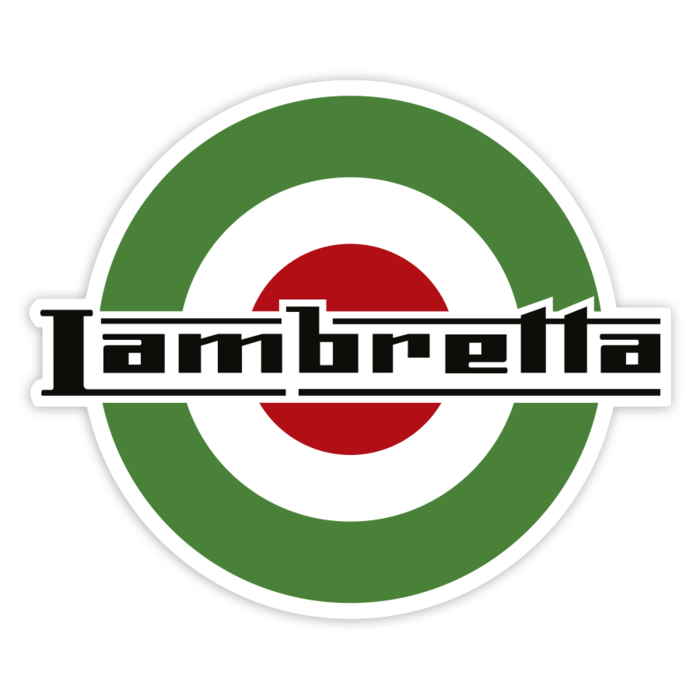 Autocollants: Emblème Mod Italien Lambretta