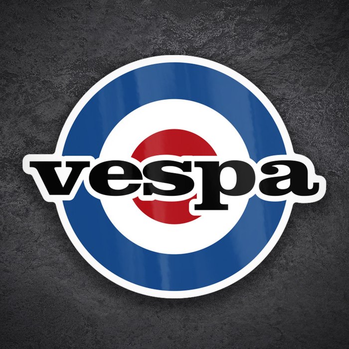 Autocollants: Emblème Classique Mods RAF Vespa
