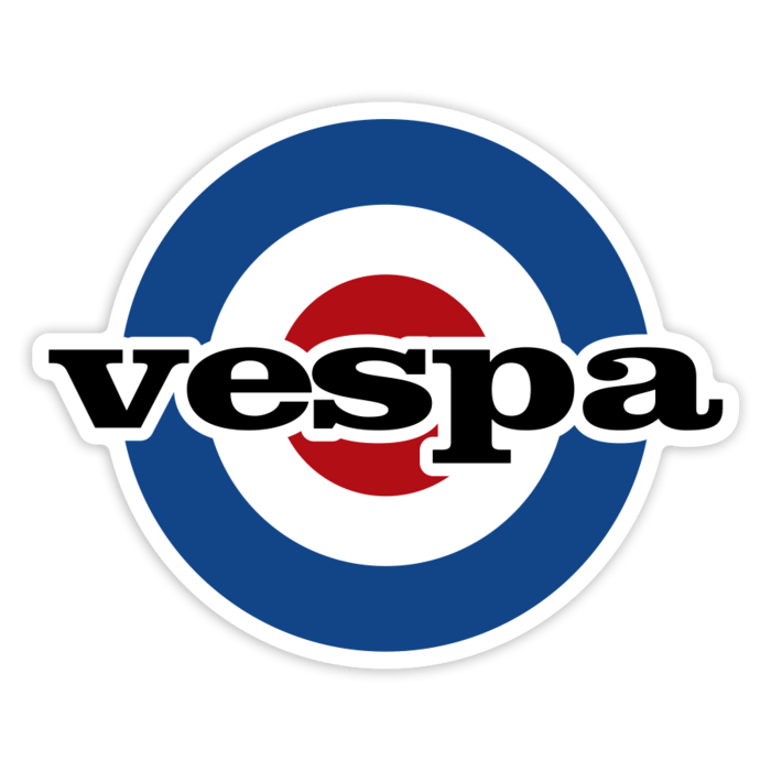 Autocollants: Emblème Classique Mods RAF Vespa
