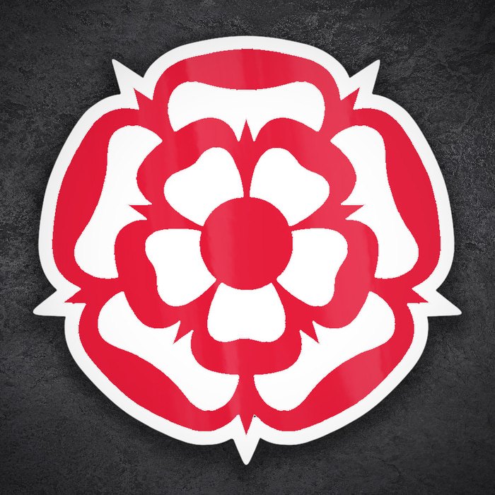 Autocollants: Emblème Rose Tudor Style Anglais