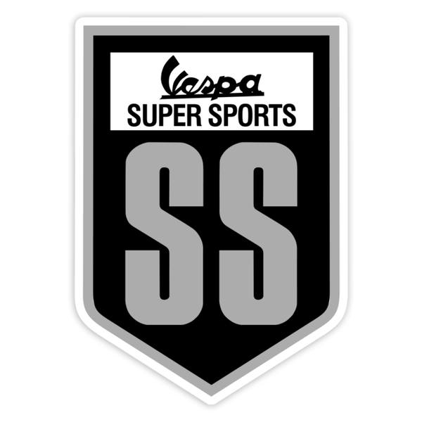 Autocollants: Emblème Vespa Super Sports S
