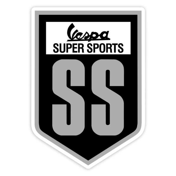 Autocollants: Emblème Vespa Super Sports S