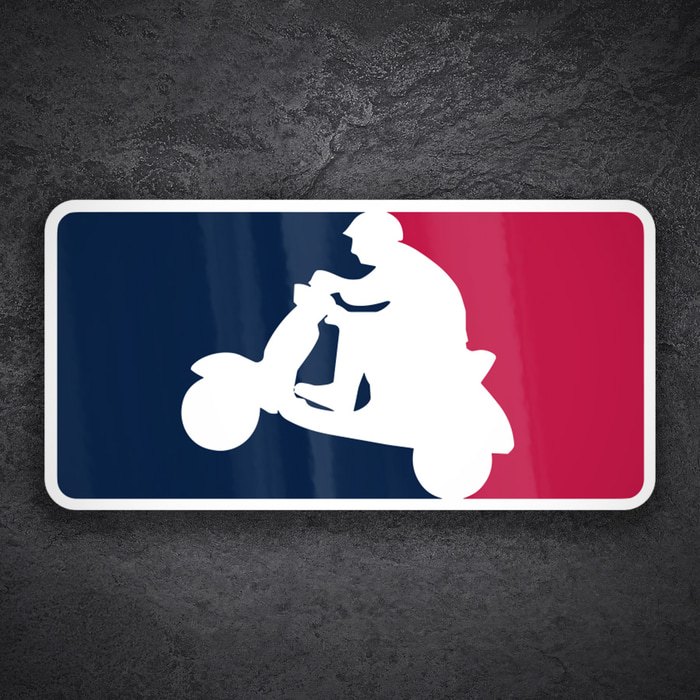 Autocollants: Logo Tricolore Scooter