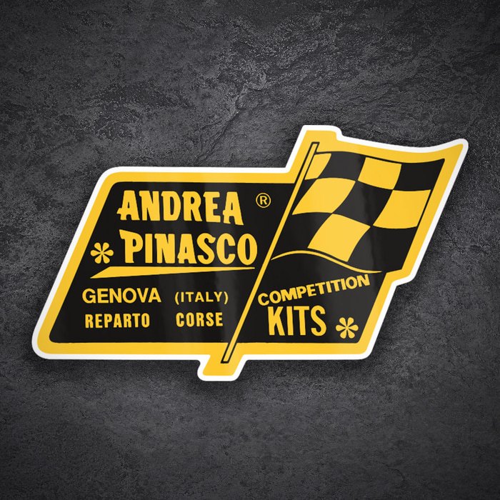 Autocollants: Andrea Pinasco Kit Compétition
