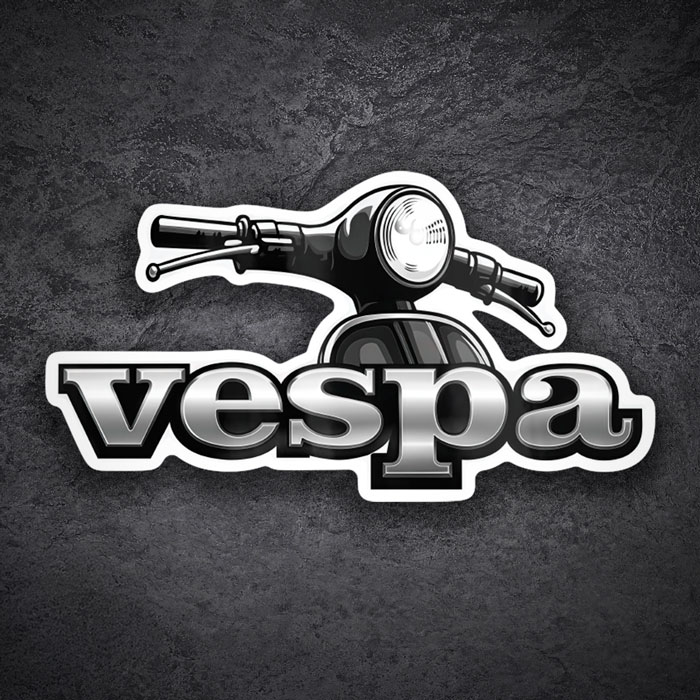 Autocollants: Face Avant Vespa
