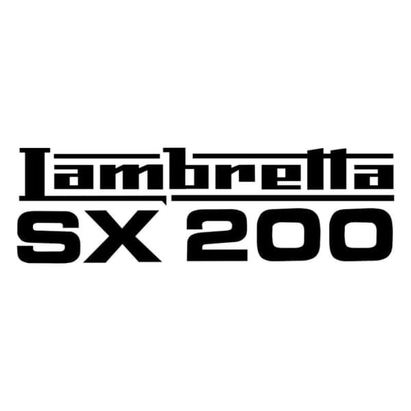 Autocollants: Lambretta SX 200