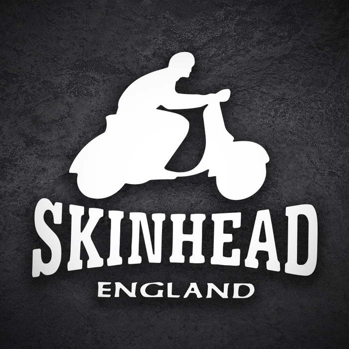 Autocollants: Skinhead Angleterre en Scooter