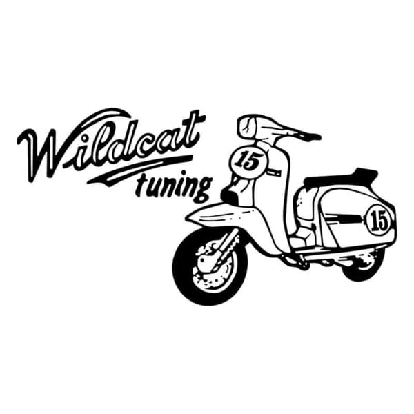 Autocollants: Wildcat Tuning Scooter 15 Retro