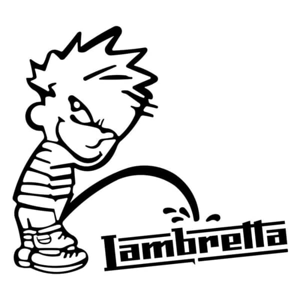 Autocollants: Bad Boy Lambretta