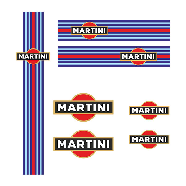 Autocollants: Vespa Martini