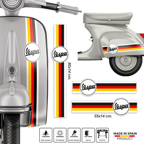 Autocollants: Vespa Allemagne