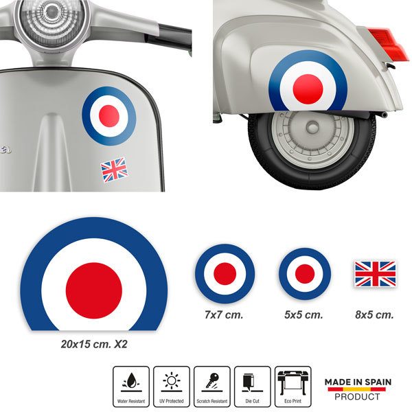 Autocollants: Vespa Aviation Britannique