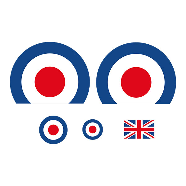 Autocollants: Vespa Aviation Britannique