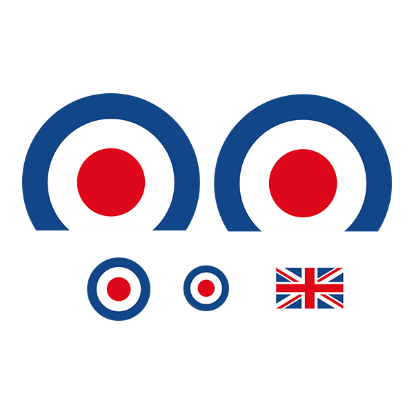 Autocollants: Vespa British Aviation