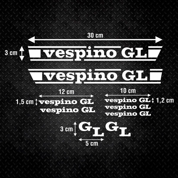 Autocollants: Vespino GL